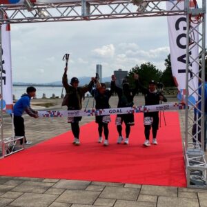 100キロまさかの全員完歩！！お疲れさまでした！！